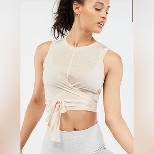 Fabletics- Ryan Tie Up Crop Tank